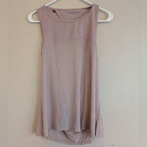 Gymshark Tank Top Women’s Medium Mauve Open Back Drape Athletic